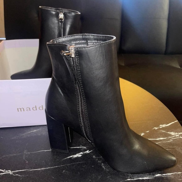 Madden Girl Shoes - Black Ankle Boots